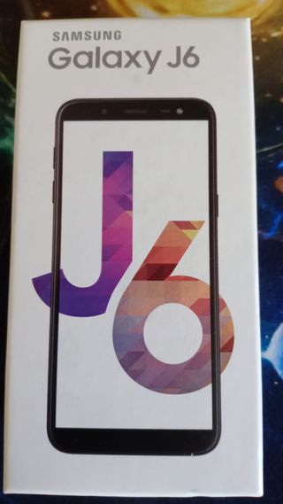 Samsung Galaxy J6 Negro con funda y caja original