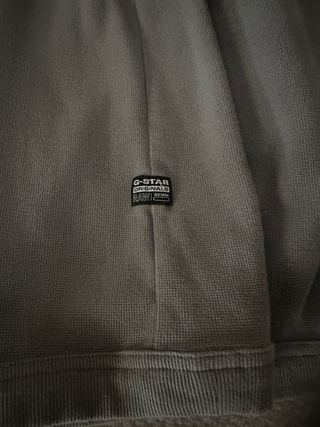 Jersey G-Star RAW gris cuello redondo