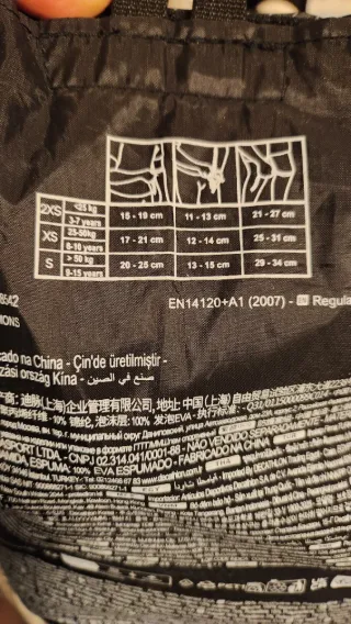 Protecciones Oxelo Talla S Patinaje