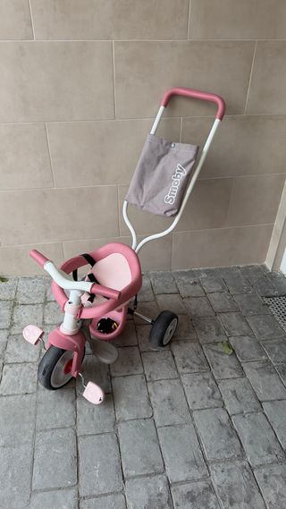 Triciclo infantil Smoby rosa