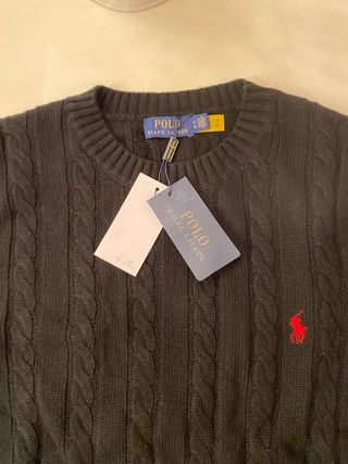 Maglione Polo Ralph Lauren Uomo Nero Nuovo