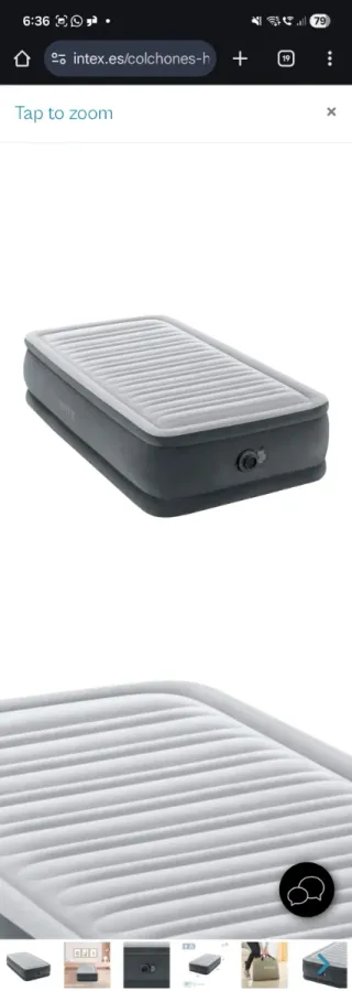 Colchón hinchable Intex