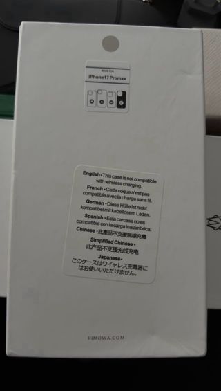 Cover Rimowa iPhone 17 Pro Max Nero