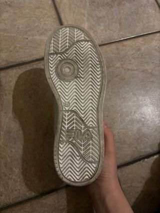 Scarpe Fila bianche e verdi