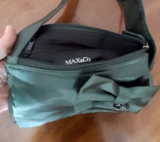 Borsetta Max & Co verde in seta