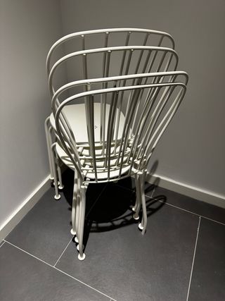 Pack 4 sillas Ikea Lacko blancas