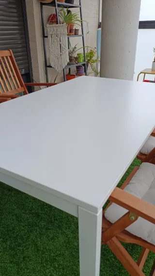 Mesa IKEA Vihals 125x74 cm Blanco