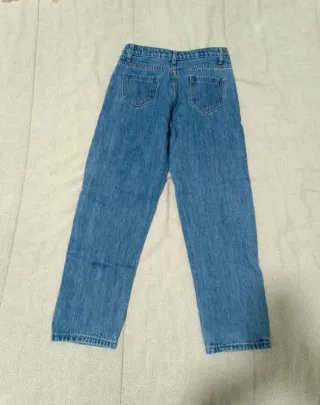 Jeans bambina con stampe