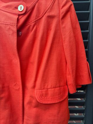 Chaqueta Cortefiel Naranja Talla 42