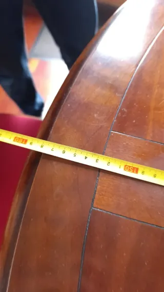 Mesa comedor extensible y 4 sillas