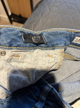 Pepe Jeans flare infantil azul