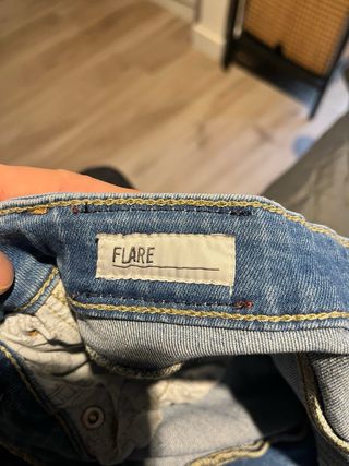 Pepe Jeans flare infantil azul