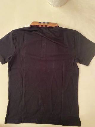 Polo Burberry Uomo Nero Taglia M Nuova