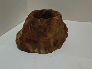 Posacenere Legno Vulcano Scultura