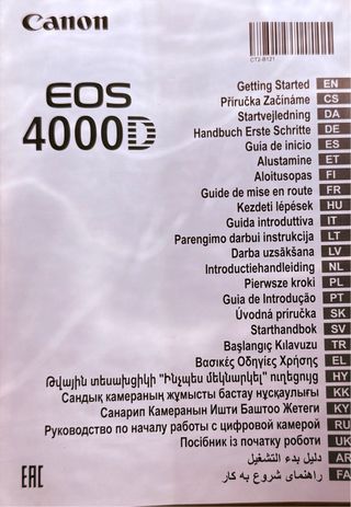 Canon EOS 4000D Cámara Digital Negra