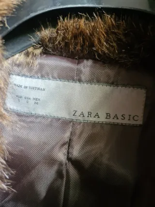 Chaquetón efecto vison sintético T S sin estrenar