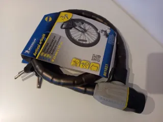 Candado Michelin Antivol Articulé Negro/Gris