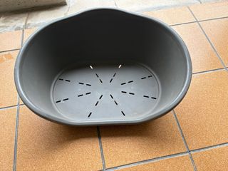 Cama Cesto Perro Gris