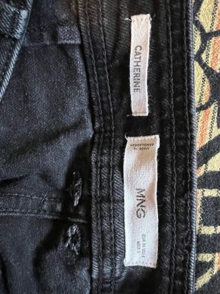 Pantalón Negro Mango Talla M