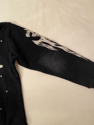 Felpa Hellstar Uomo Nera Nuova con cartellino