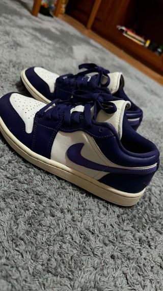 Jordan 1 Low Azul y Blanco
