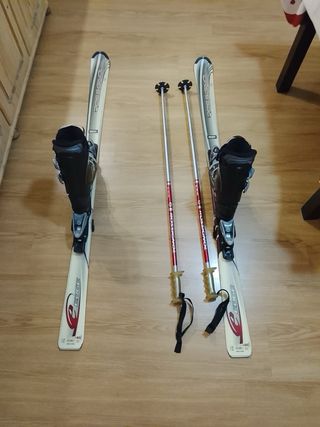 Esquís Rossignol Edge + Botas y Bastones