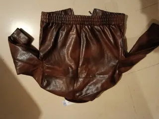 Chaqueta polipiel Lefties Marrón Sin estrenar