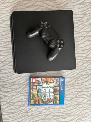 PS4 Slim 500 GB Negra + GTA V
