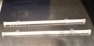 2 rieles para cortinas de 50 cm