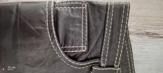 Pantalón de piel 100% negro