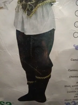 Disfraz Pirata Niña Talla 7-9 Años