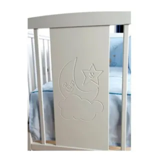 Cuna de bebé blanca