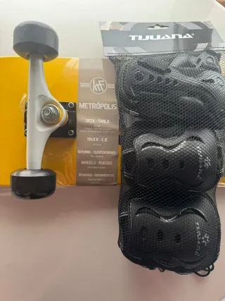 Skate Metropolis + protecciones Tijuana