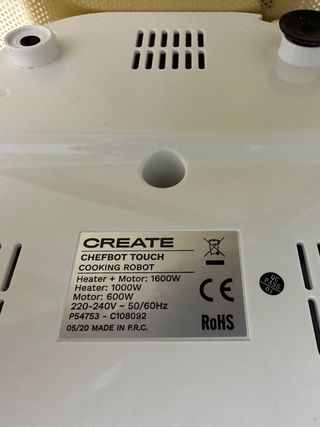 Robot de Cocina Chefbot Touch Create