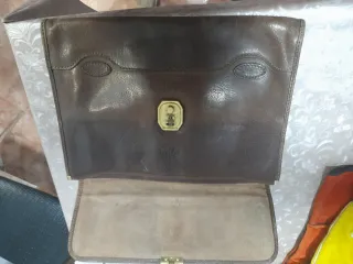 Cartera de mano para documentos, de piel interior