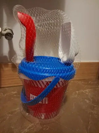 Kit Cubo Pala Rastrillo Atlético