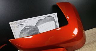 Set Tapas Laterales maletas Versys 1000 naranja