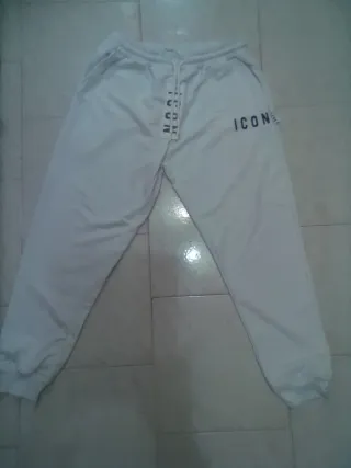 Pantaloni ICON bianchi