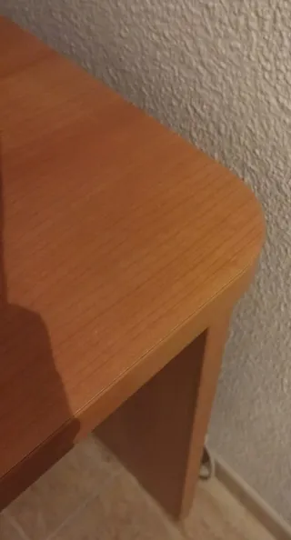 Escritorio y zapatero 53x75x180cm cerezo muy nuevo