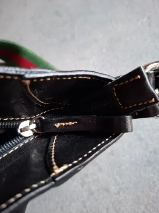 Borsa LSL Vera Pelle Nera Made in Italy Firenze