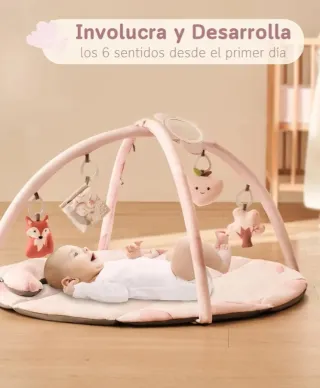 Gimnasio Bebé Interactivo Rosa