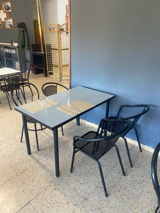 Sillas metálicas 17/unidad