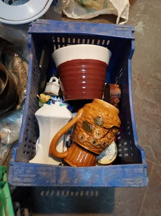 Lote antiguedades mercadillo