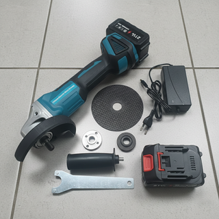 Amoladora compatible con las baterias Makita