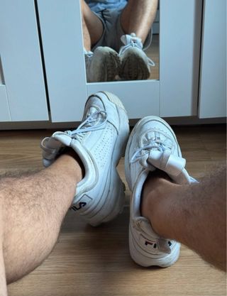 Zapatillas Fila Disruptor Hombre Blancas