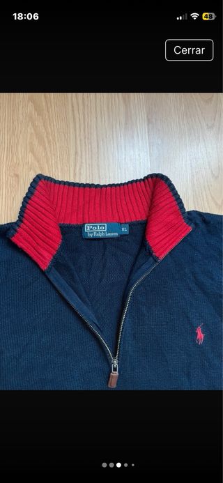 Jersey Polo Ralph Lauren Azul Talla XL