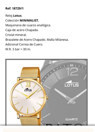 Reloj Lotus 17829