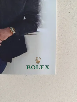 Autógrafo Mark Webber con Rolex.