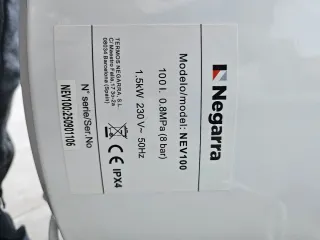 Termo eléctrico Negarra 100L