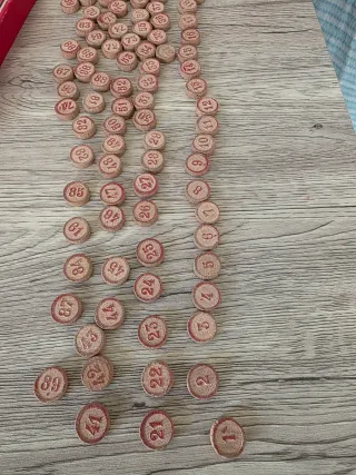 juego Lotería años 50 completo,fabricado en espa